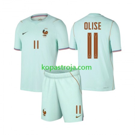 Billiga Fotbollströjor Frankrike Michael Olise 11 Barn Borta tröja WM 2026 Kortärmad